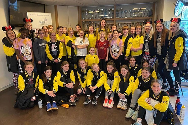 Netball team at Disney Paris